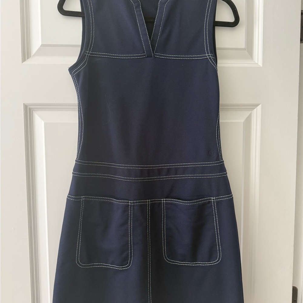 Tory Sport Navy Top with White Accents